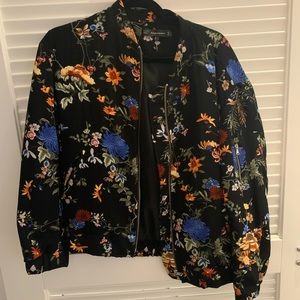ZARA FLORAL BOMBER